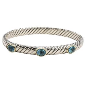 David Yurman 3 Stone Bracelet - RARE